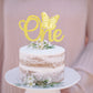 Rssta i Butterfly Cake Topper, Gold Glitter, 1 Pack, Model XM021-Gold, Baby Shower & 1st Birthday Party Supplies