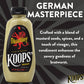 KOOPS Dusseldorf Mustard - German-Style Bratwurst Mustard, Gluten-Free, Kosher, 12 Oz, Pack of 4
