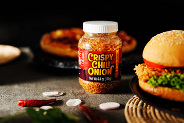 Lamai Farms Crispy Chili Onion - Vegan, Gluten-Free, Medium Spicy, 4.4 oz