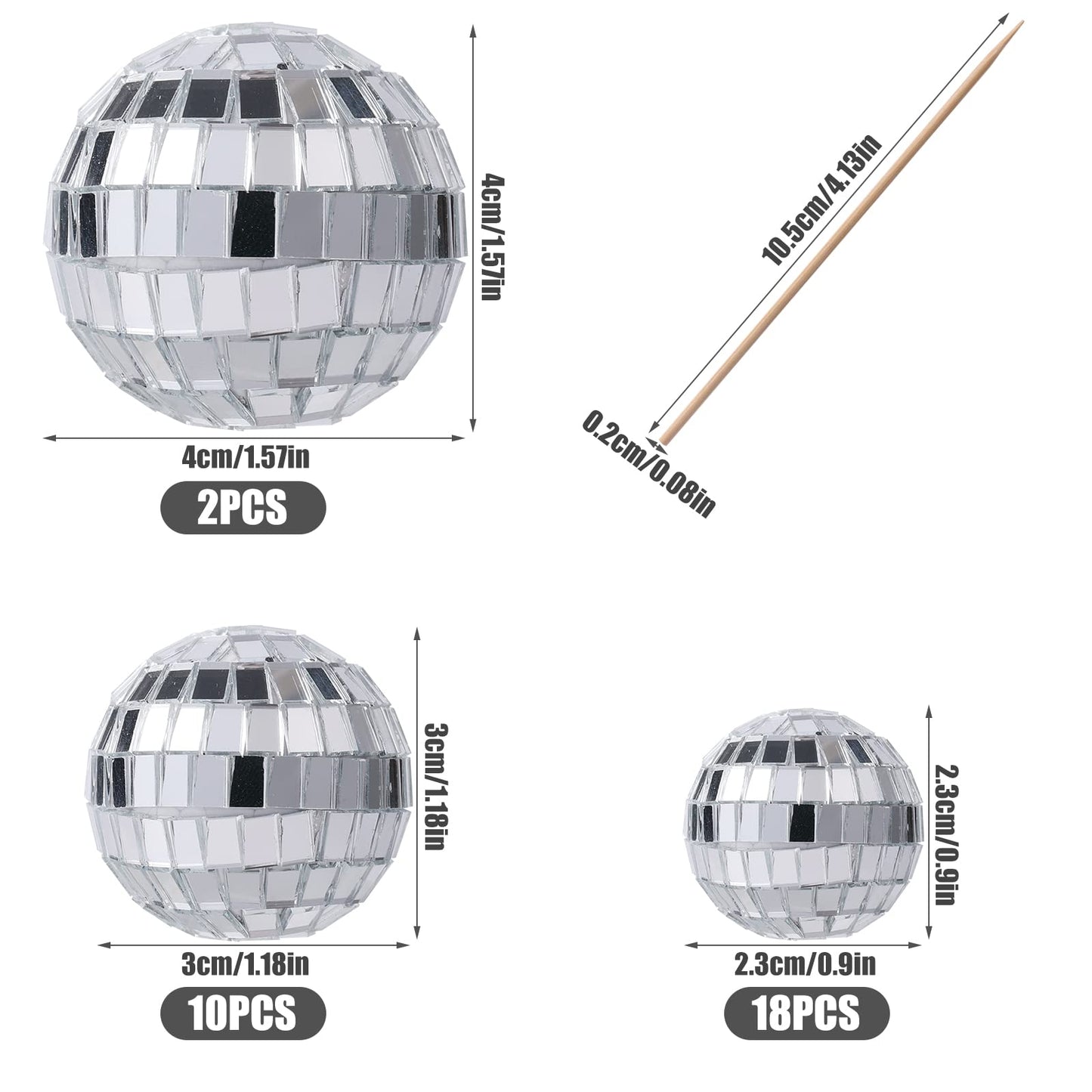30 Pieces Disco Ball Cupcake Toppers Mini Disco Ball Picks Disco Theme Cake Toppers For Cake Decorations Cupcake Decor Dessert A