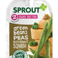Sprout Organic Stage 2 Baby Food Pouches, Green Beans Peas Butternut Squash, 4 Ounce (Pack Of 10)