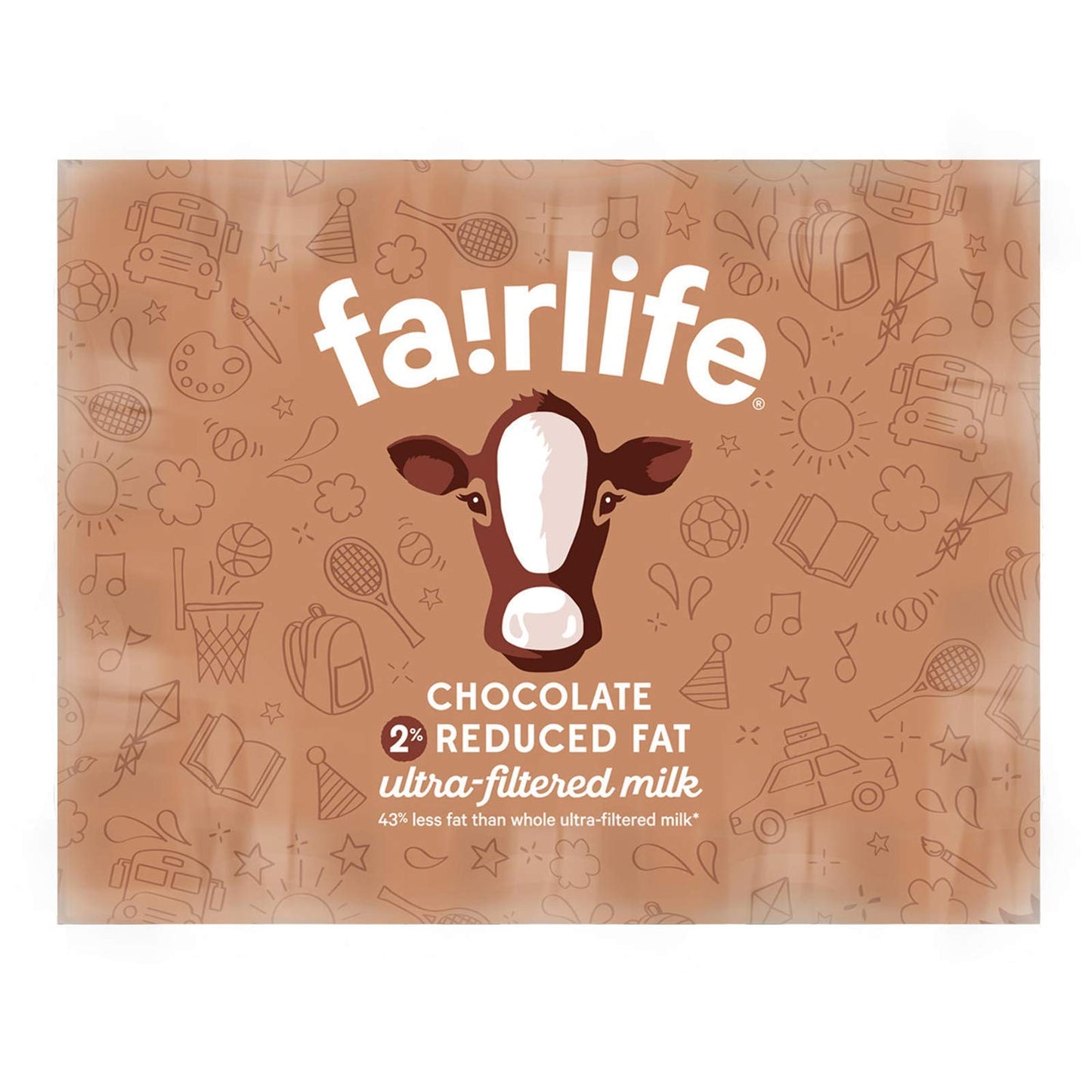 Fairlife Chocolate 2% Reduced Fat Ultra Filtered Milk 12/8 Fl Ounce Net Wt 96 Fl Ounce