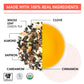 Teabox Kashmiri Kahwa Green Tea | 25 Tea Bags | Whole Green Tea Leaves With Saffron, Cardamom, Cinnamon, Clove And Almond | Gluten-Free Tea, Medium-Caffeine