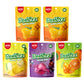 AMOS Peelerz Gummy Variety Pack - 5 Individual Packs Peelable Candy with 2 Mango, 1 Grape, 1 Orange & 1 Banana