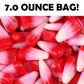 Shark Teeth Strawberry Flavored Candy Corn Fun Unique Halloween Candy Gag Gift For Birthday Girls, Boys, Kids & Teens (7 Ounces)