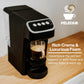 PeleCafe Coffee Machine - Compatible with Senseo Pods - Fast Brewing Single-Serve Coffee Maker with Rich Flavor Extraction  Crema Layer  Space-Saving Sleek Design  Barista-Quality Taste