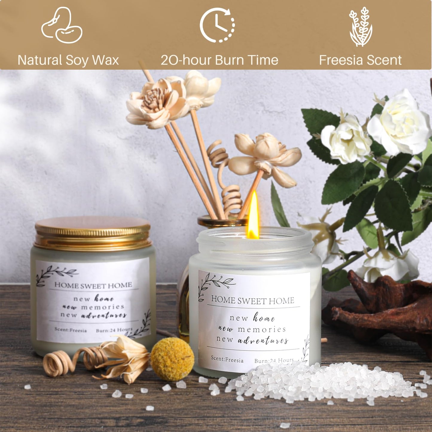 House Warming Gifts New Home,12Pcs Housewarming Gifts Basket For New House, Couples, Clients, Women, Men, Closing Gift For Home Buyers Realtors,First House Gift Ideas, New Apartment