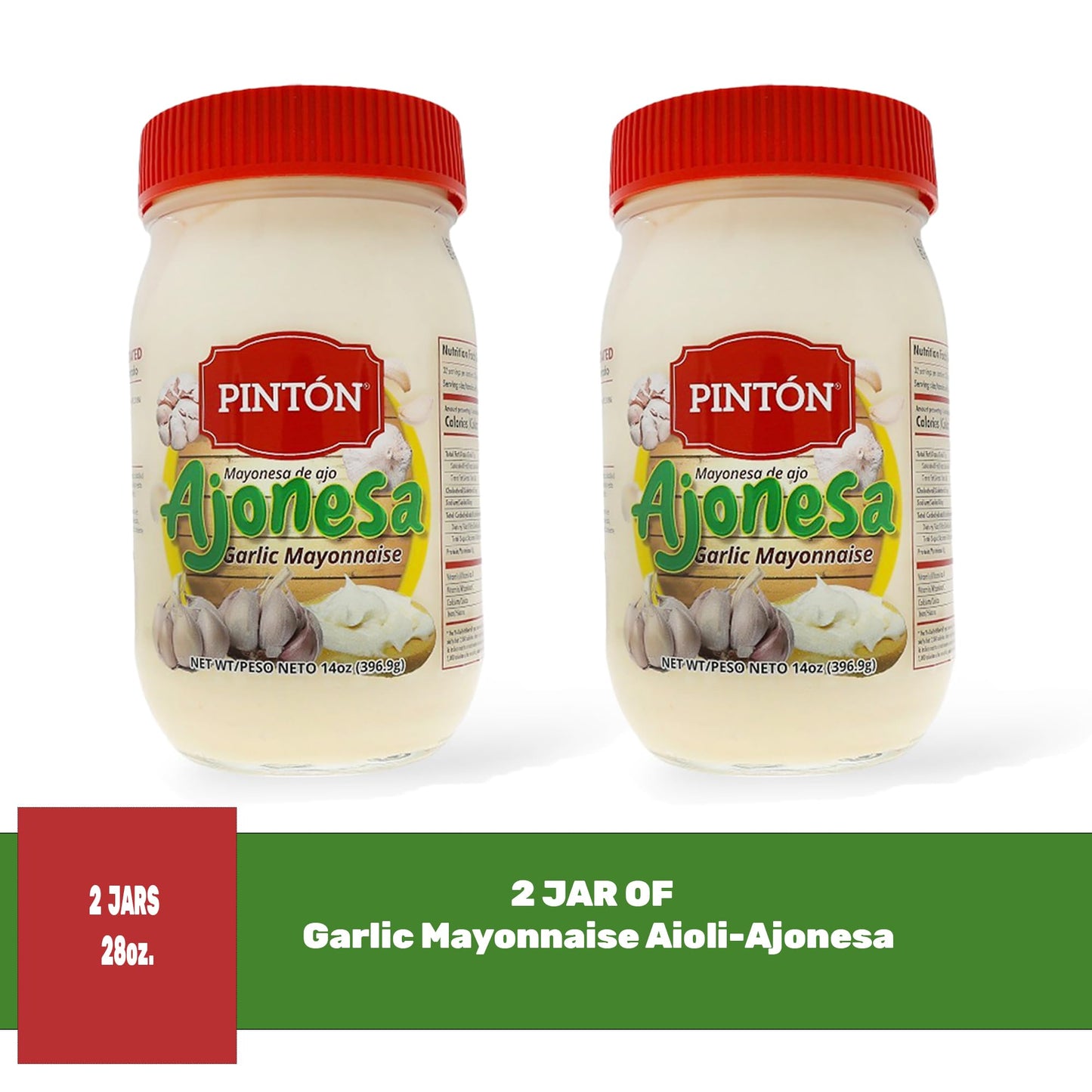 Garlic Aioli | Creamy Roasted Garlic Mayonnaise for Sandwiches, Burgers, and Dips | Dairy-Free and Gluten-Free Mayo Dressing | P