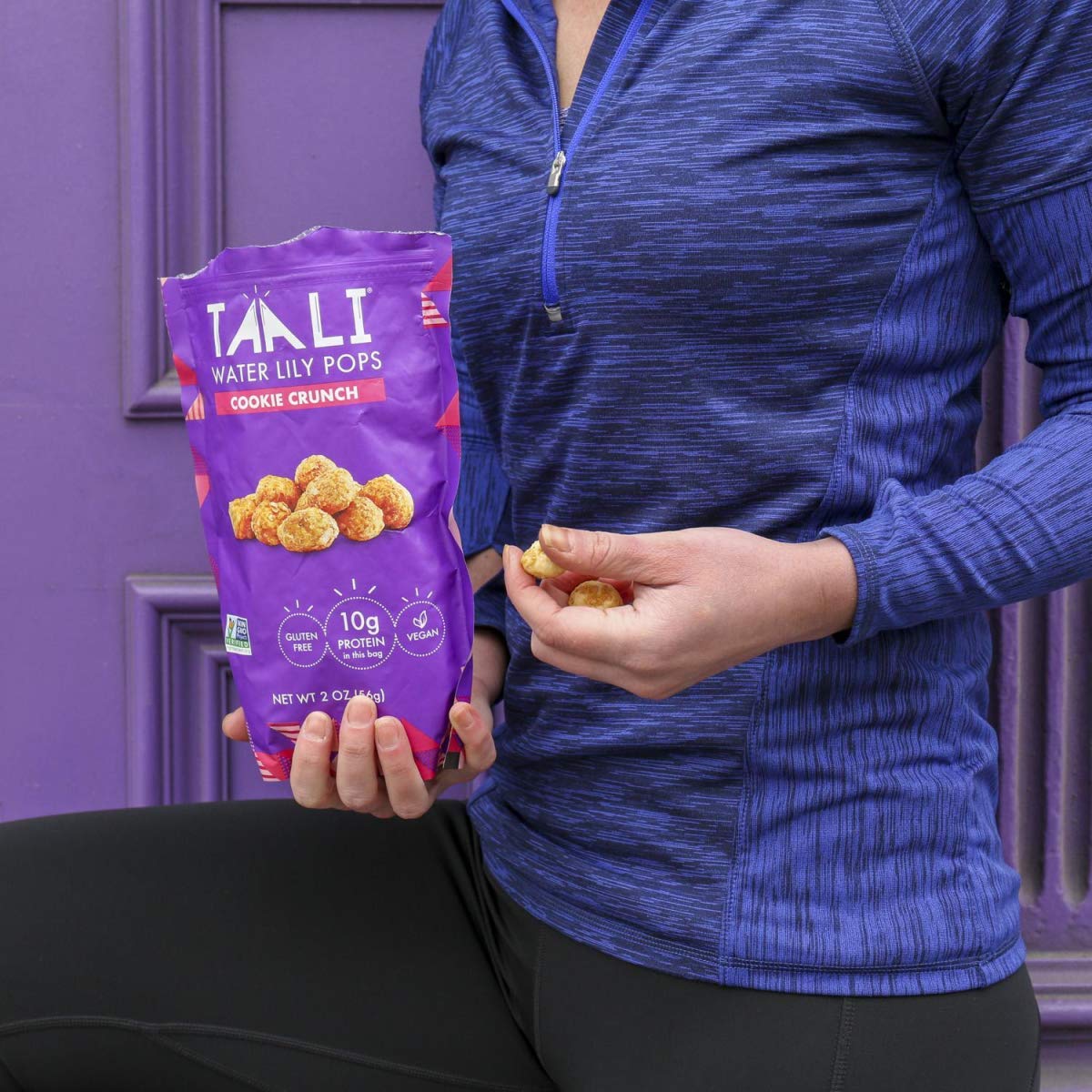 Taali Sweet Variety Water Lily Pops (4 Resealable Bags) - Roasted Fox Nuts Makhana Snack | Crunchy Indian Healthy Snacks | Prote
