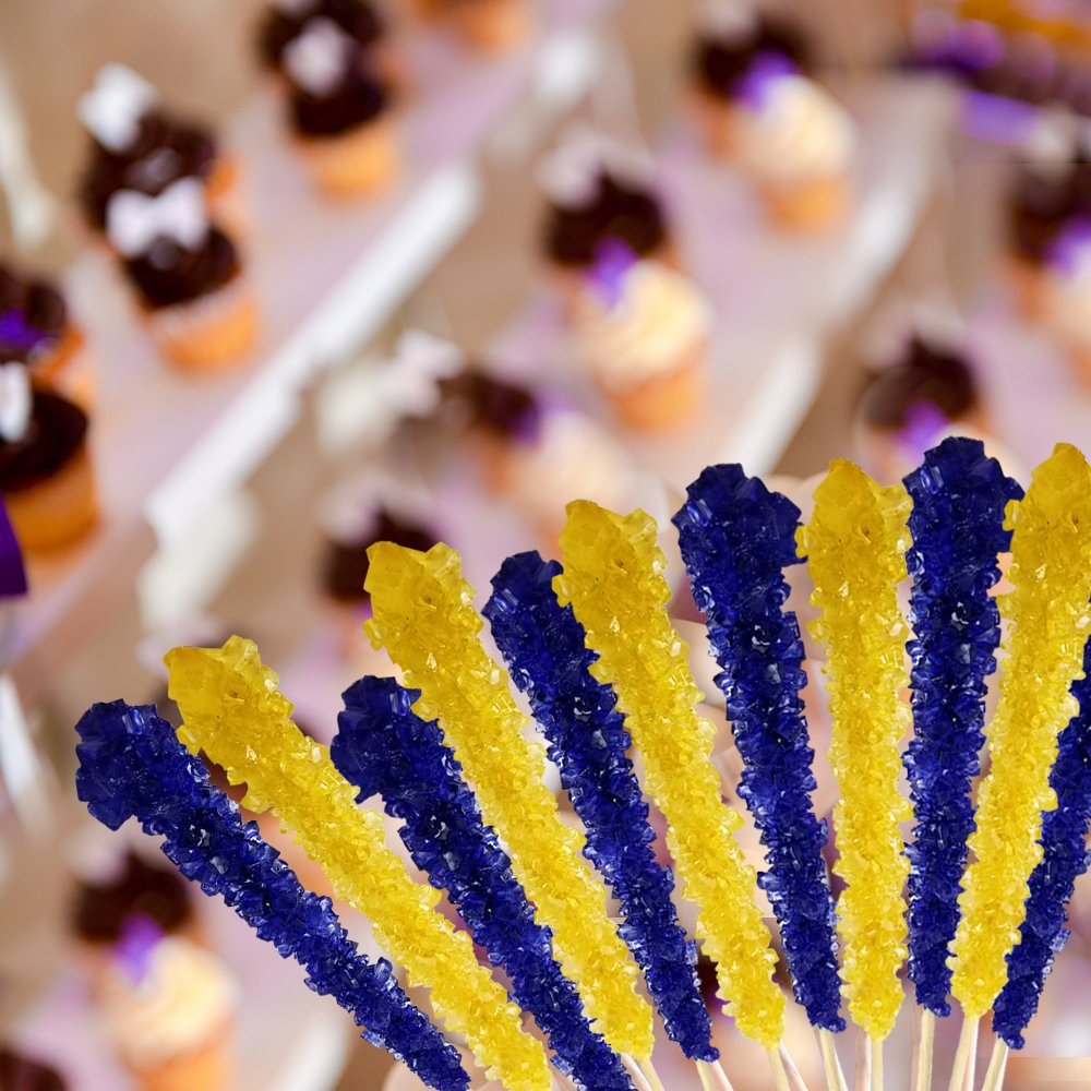 Espeez Extra Large Rock Candy Sticks - Original Flavor - 36 Count - Individually Wrapped - Party Favors, Candy Buffet, Wedding