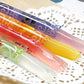 Jelly Straws Pack Of 2 - Jelly Noodles Gummies Peach Mango Blueberry Lychee Flavors