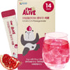 Korean Food I'm Alive Kombucha Powder Pomegranate(5g*14 Sticks) Authentic Fermented Kombucha with Papain & Bromelain for 7 Days,