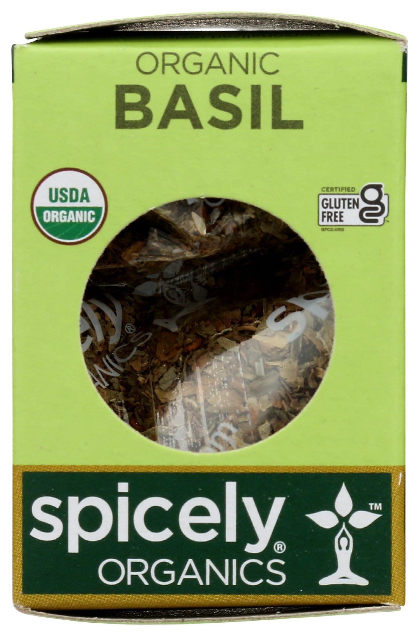Spicely Organic Basil 0.1 Oz Certified Gluten Free