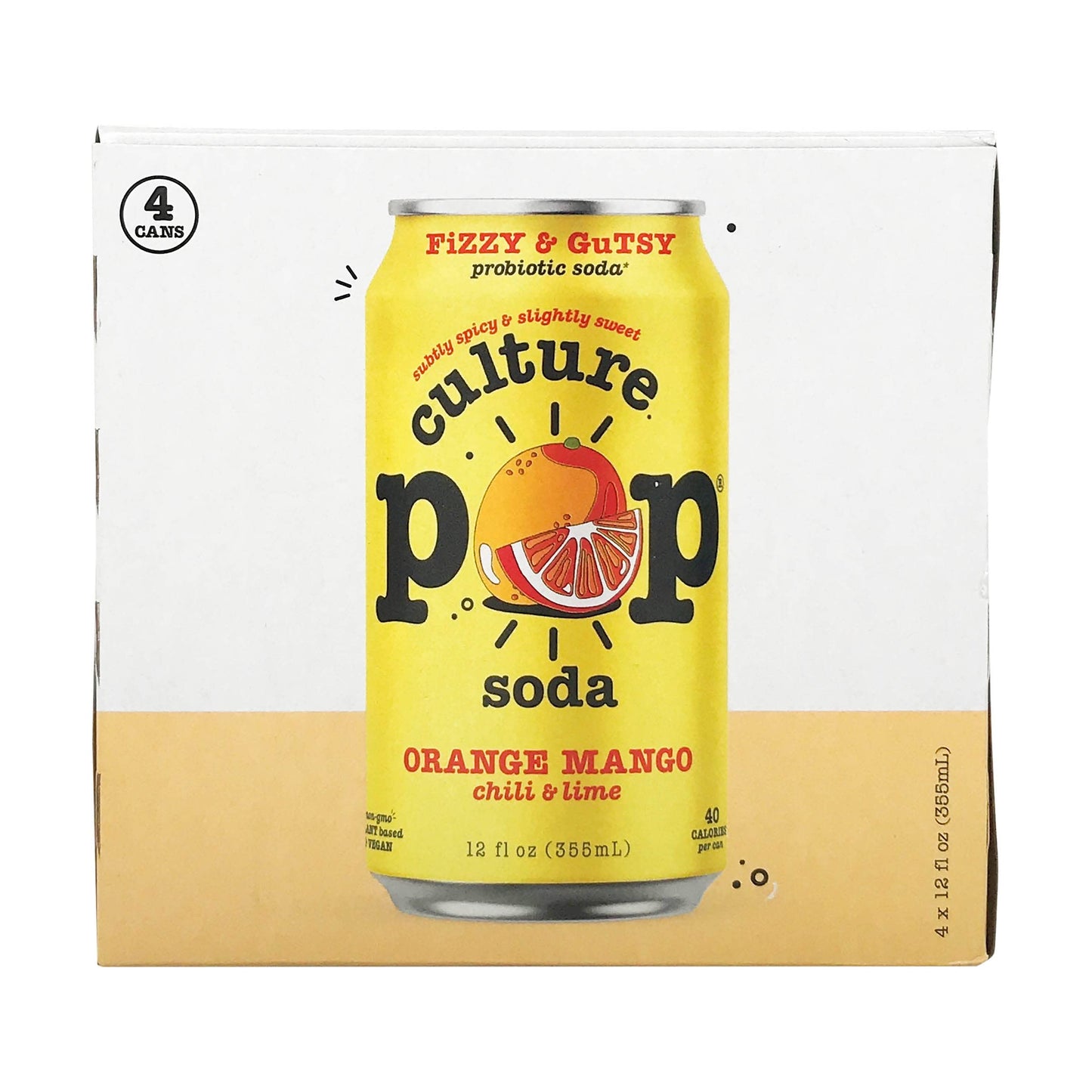 Cltp Orange Mango Soda ( 6 X 4 Pack )