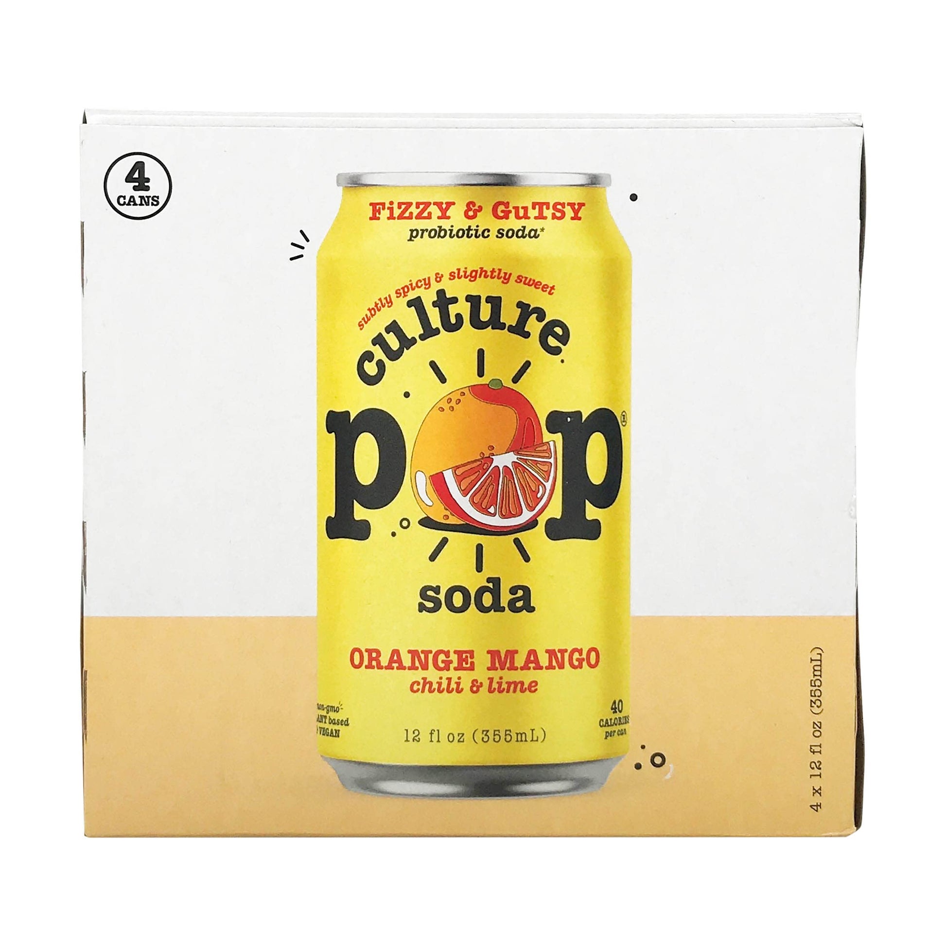 Cltp Orange Mango Soda ( 6 X 4 Pack )