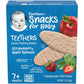 Gerber Snacks For Baby Teethers, Gentle Teething Wafers, Strawberry Apple Spinach, 1.7 Ounce, 12 Count Box