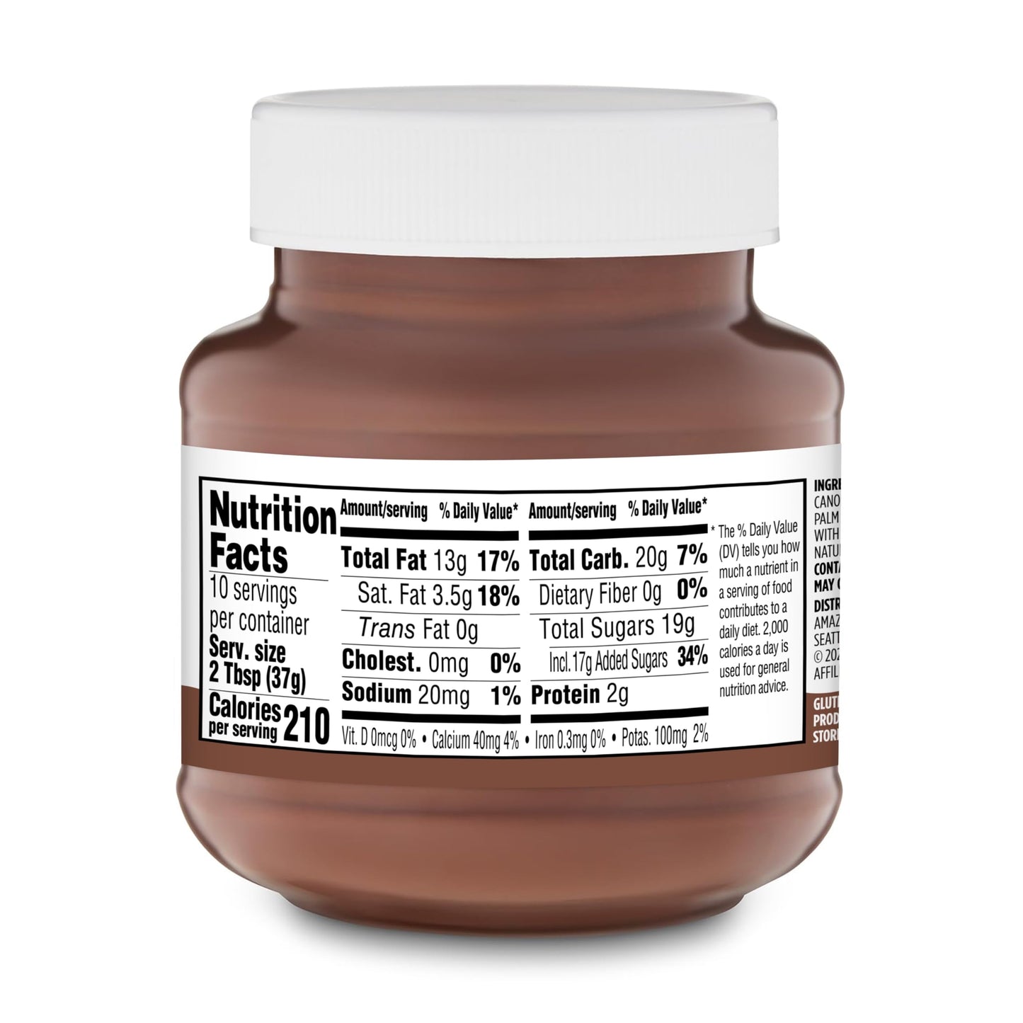 large online retailer Grocery Hazelnut Spread with Cocoa, 13 Oz, Pack of 1