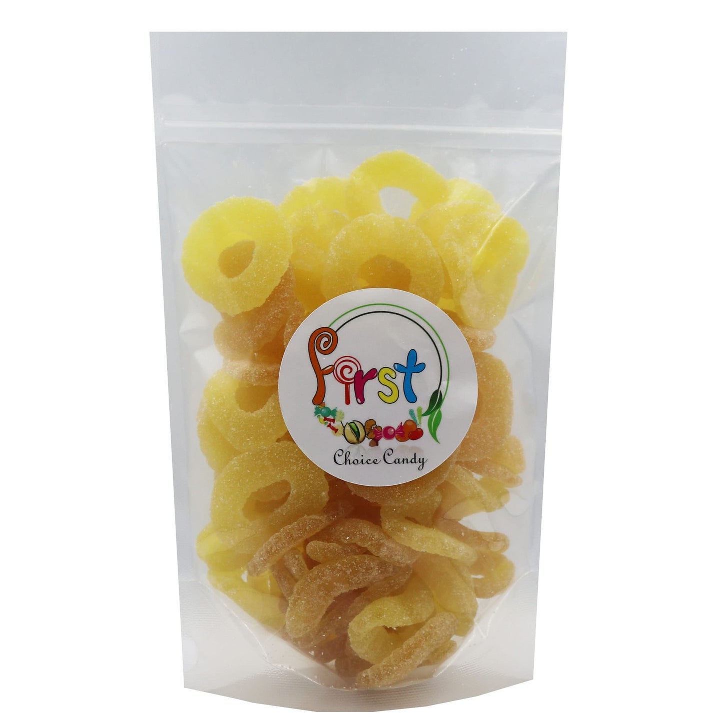 Firstchoicecandy Gummy Fruit Candy (Pineapple Rings, 10 Pound (Pack Of 1))