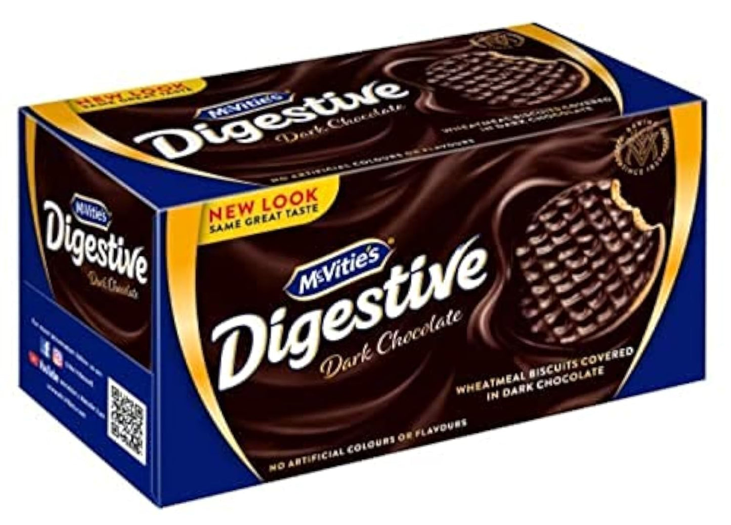 McVities (Uk) Imported Dark Choco Digestive Biscuit With Goodness Of Whole Meal | Delicious & Healthy Cookie, No Artifical Colou