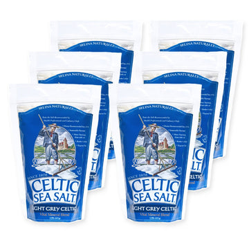 Light Grey Celtic Sea Salt Resealable Bags - Additive-Free, Delicious Sea Salt, Perfect for Cooking, Baking and More - Gluten-Fr