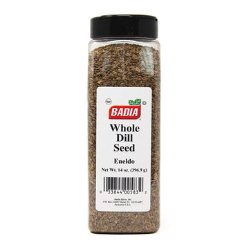 Badia Dill Seed Whole, 14 Oz – Premium Spice For Pickling, Cooking & Seasoning – Aromatic & Flavorful