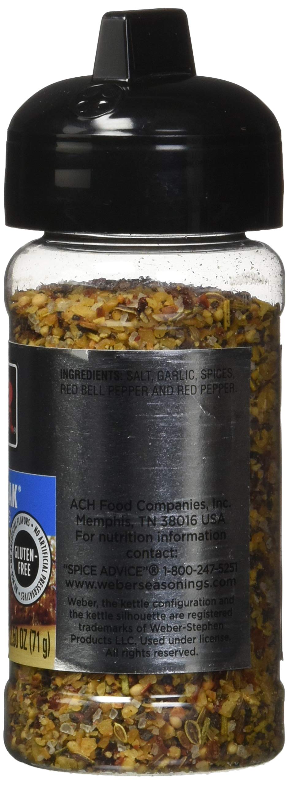 WEBER Grill CHICAGO STEAK Seasoning 2.5 oz. (Pack of 2)