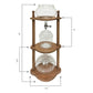 Nispira Cold Brew Coffee Maker Ice Coffee Drip Machine With Advanced Slow Drip Technology Borosilicate Glass With Wood Tower, 6-