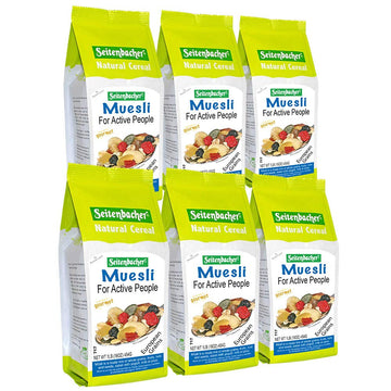 Seitenbacher Muesli Cereal #3 - For Active People - Fruit Mix 16 Ounce (Pack of 6)