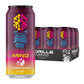 Gorilla Mind Energy Drink | Unmatched Energy  Amplified Focus | N-Acetyl-L-Tyrosine  Alpha-GPC  200mg Caffeine  Uridine  Saffron | 0 Sugar Or Artificial Colors | 16oz  12-Pack (Blackberry Lemonade)
