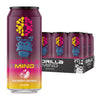 Gorilla Mind Energy Drink | Unmatched Energy  Amplified Focus | N-Acetyl-L-Tyrosine  Alpha-GPC  200mg Caffeine  Uridine  Saffron | 0 Sugar Or Artificial Colors | 16oz  12-Pack (Blackberry Lemonade)