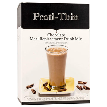 Proti-Thin Very High Protein VHP Chocolate Meal Replacement Drink, 35g Protein, Low Calorie, Low Fat, Essential Vitamins & Miner