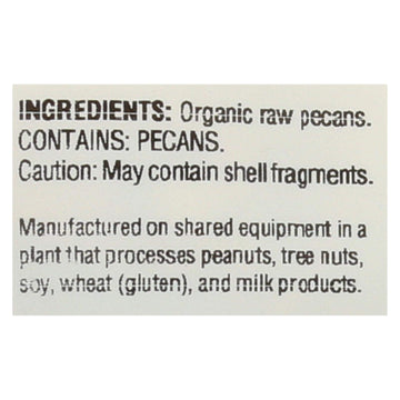 Woodstock Organic Pecan - Halves - Case of 8 - 4.5 oz.
