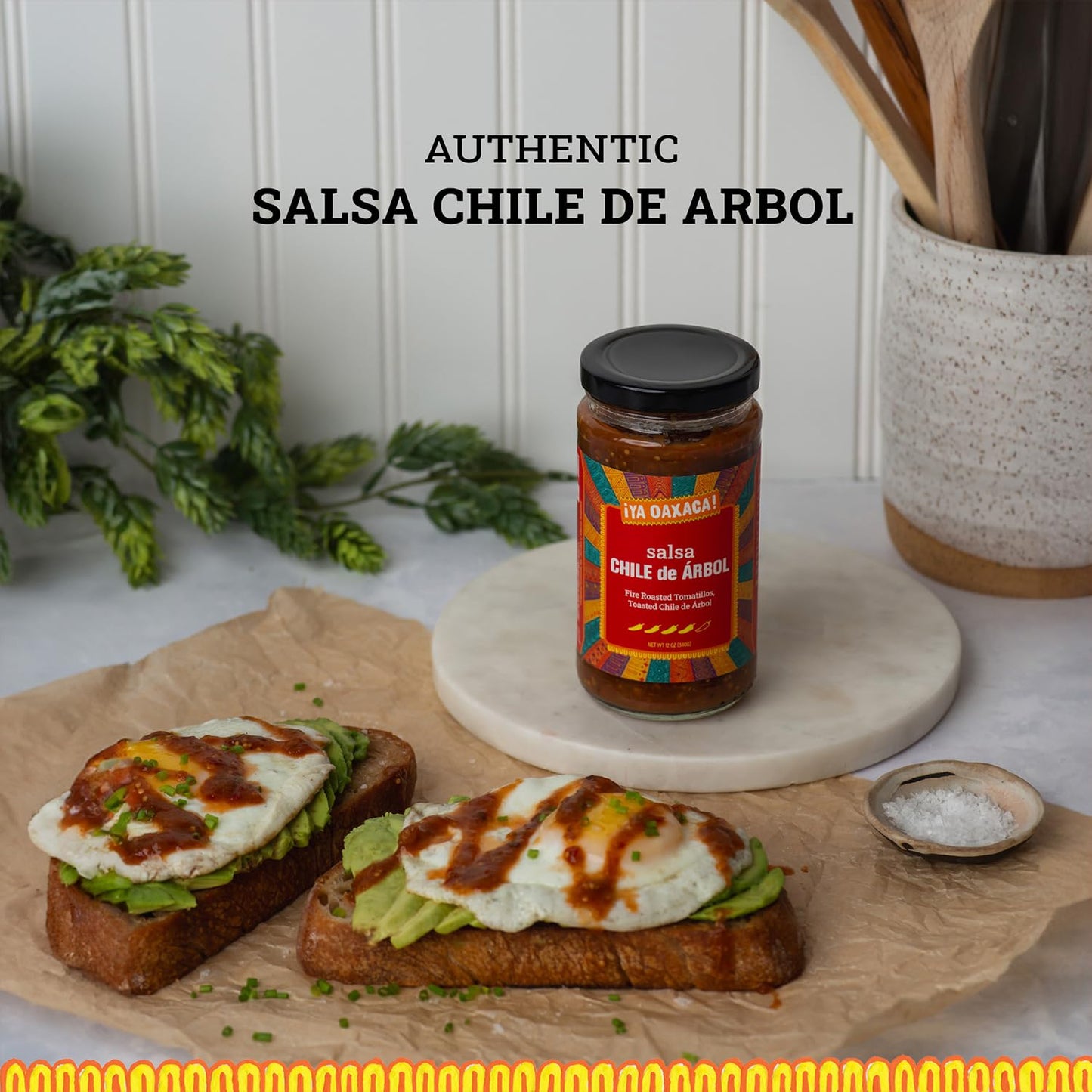 Ya Oaxaca Salsa Variety Pack - Gluten Free, Non-GMO, Vegan - Includes Salsa Pasilla, Arbol, & Agua - 12 Ounces (Pack of 3)
