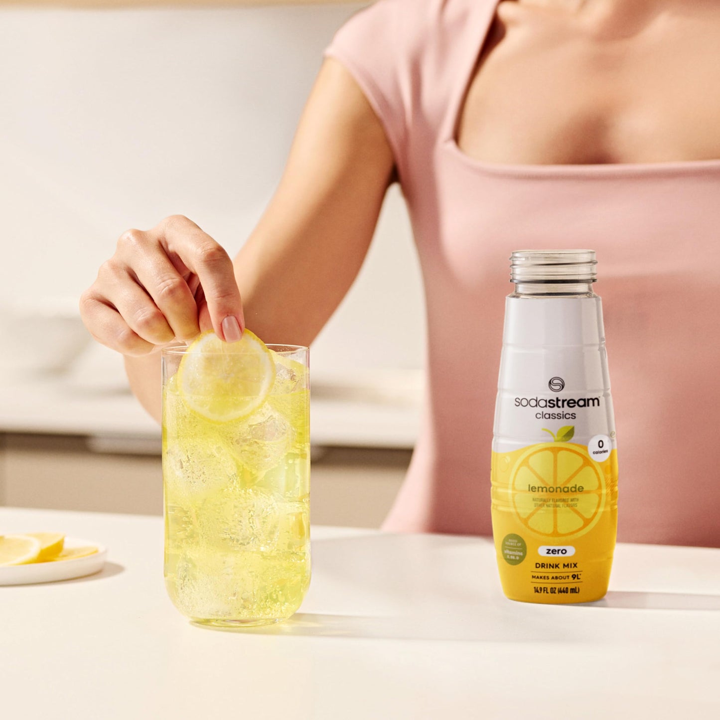 Sodastream Sodastream Zero Lemonade Drink Mix, 14.8 Fl Oz, Pack Of 4