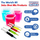 EZ-SQUEEZE Cotton Candy Jello Shot Mix - Premium Gluten-Free Gelatin Powder, 6.78 oz, Multi-Color