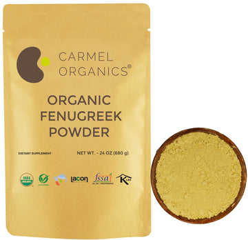 CARMEL ORGANICS Organic Fenugreek Powder, 24 Ounce (1.5 Lb)
