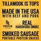 TILLAMOOK COUNTRY SMOKER Real Hardwood Smoked Sausages, Original Beef, 20 Count Tall Jar, BEEF STICK 21 ct
