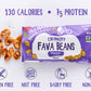 The Happy Snack Company Fava Beans Variety Pack 24 X 1 Oz (Smoky Bbq Flavor And Pizza Flavor).Gluten Free. Nut Free. Dairy Free.