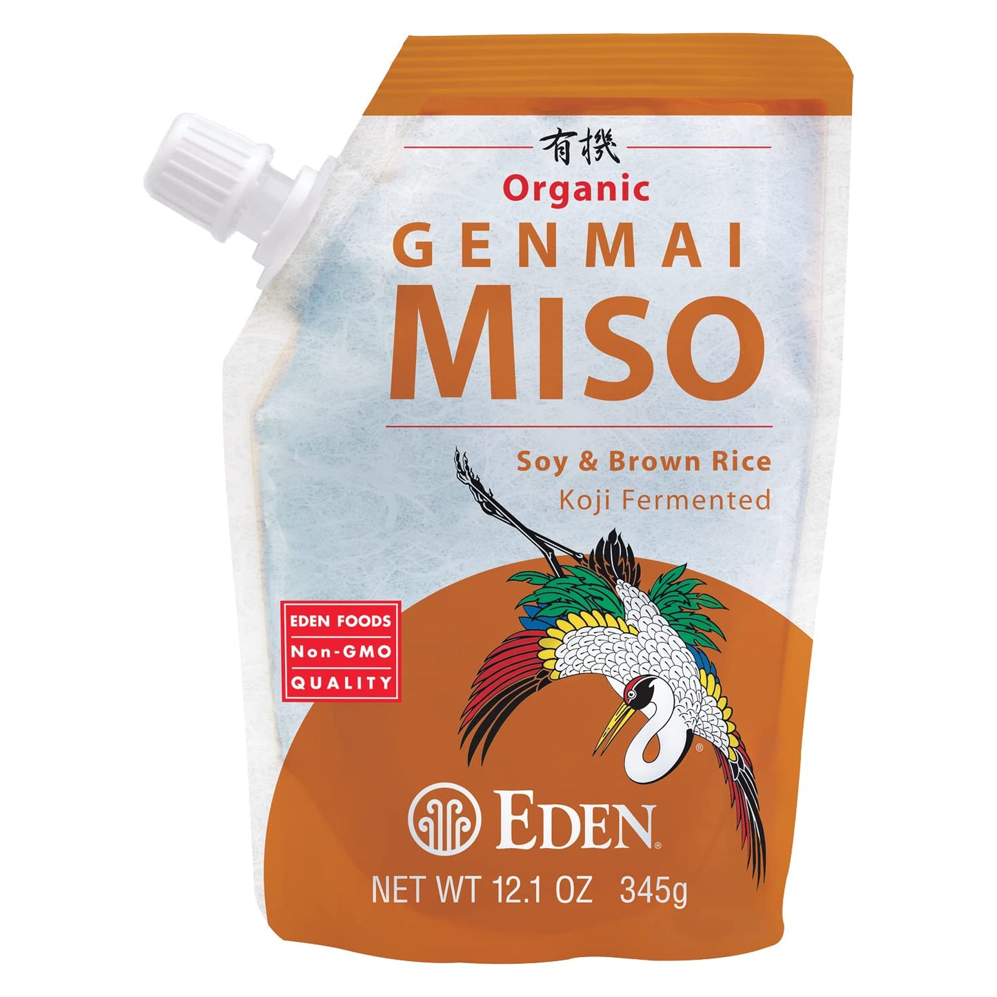 Genmai Miso, Organic Soy Bean/Brown Rice 12.1 Oz Pkg