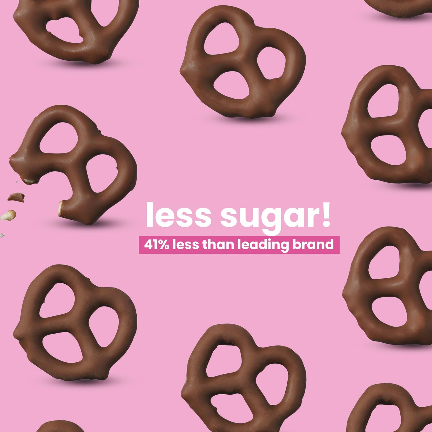 UNREAL Milk Chocolate Covered Pretzels, 7g Sugar, Chocolate Candy Treat Bag, Gluten Free, Fair Trade, Non-GMO, 3.5oz (Pack of 6)