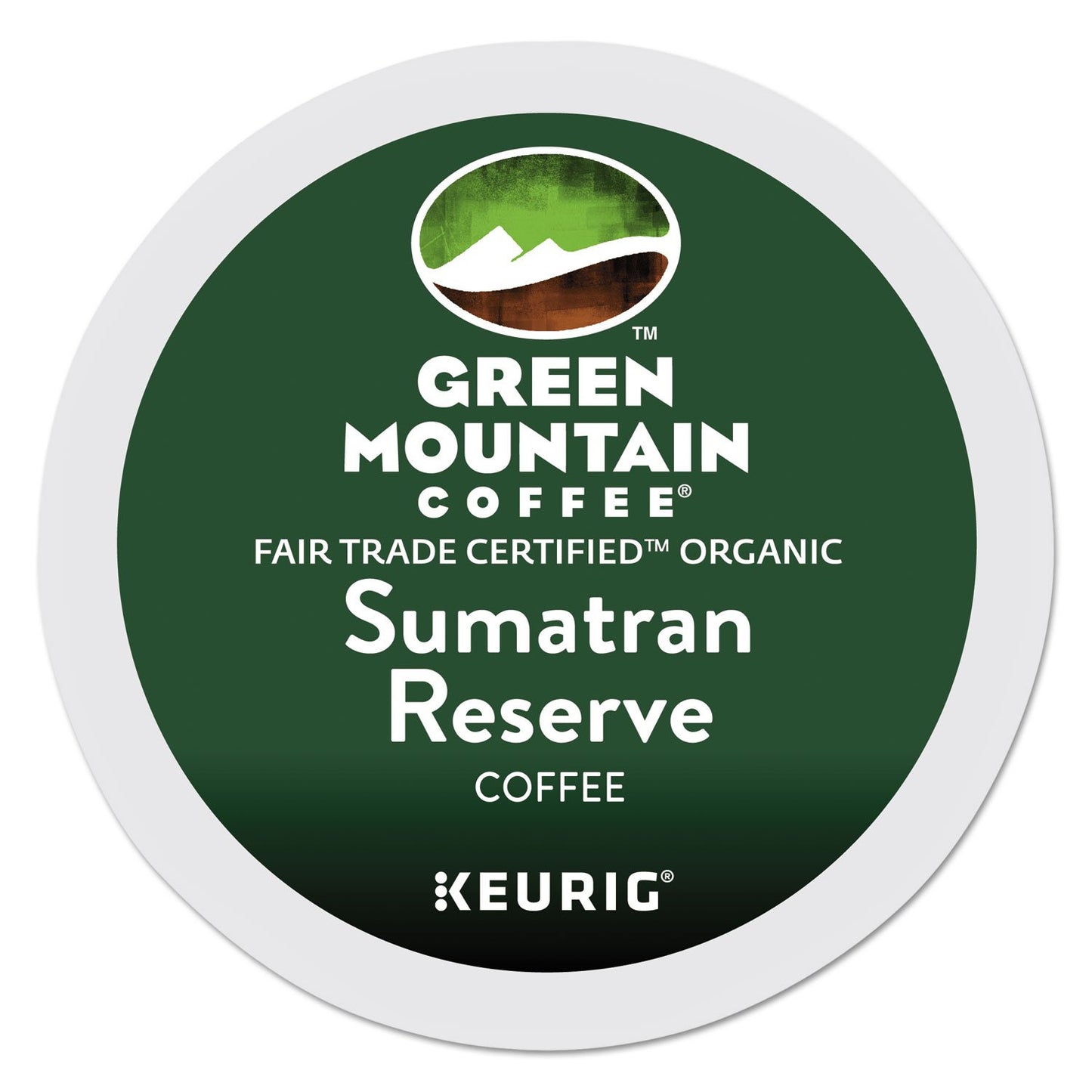 Green Mountain Coffee Roasters 4060CT Fair Trade Organic Sumatran Extra Bold Coffee K-Cups, 96/CT