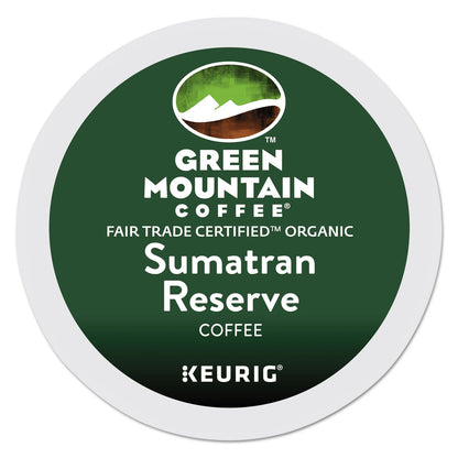 Green Mountain Coffee Roasters 4060CT Fair Trade Organic Sumatran Extra Bold Coffee K-Cups, 96/CT