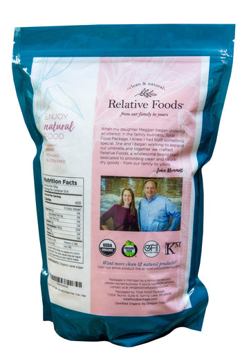 Organic Cane Sugar Crystals (5Lb Sugar Packet) - Preservative & Bone-Char Free, Vegan Food Sugar Substitute, Gluten Free, Non-Gm