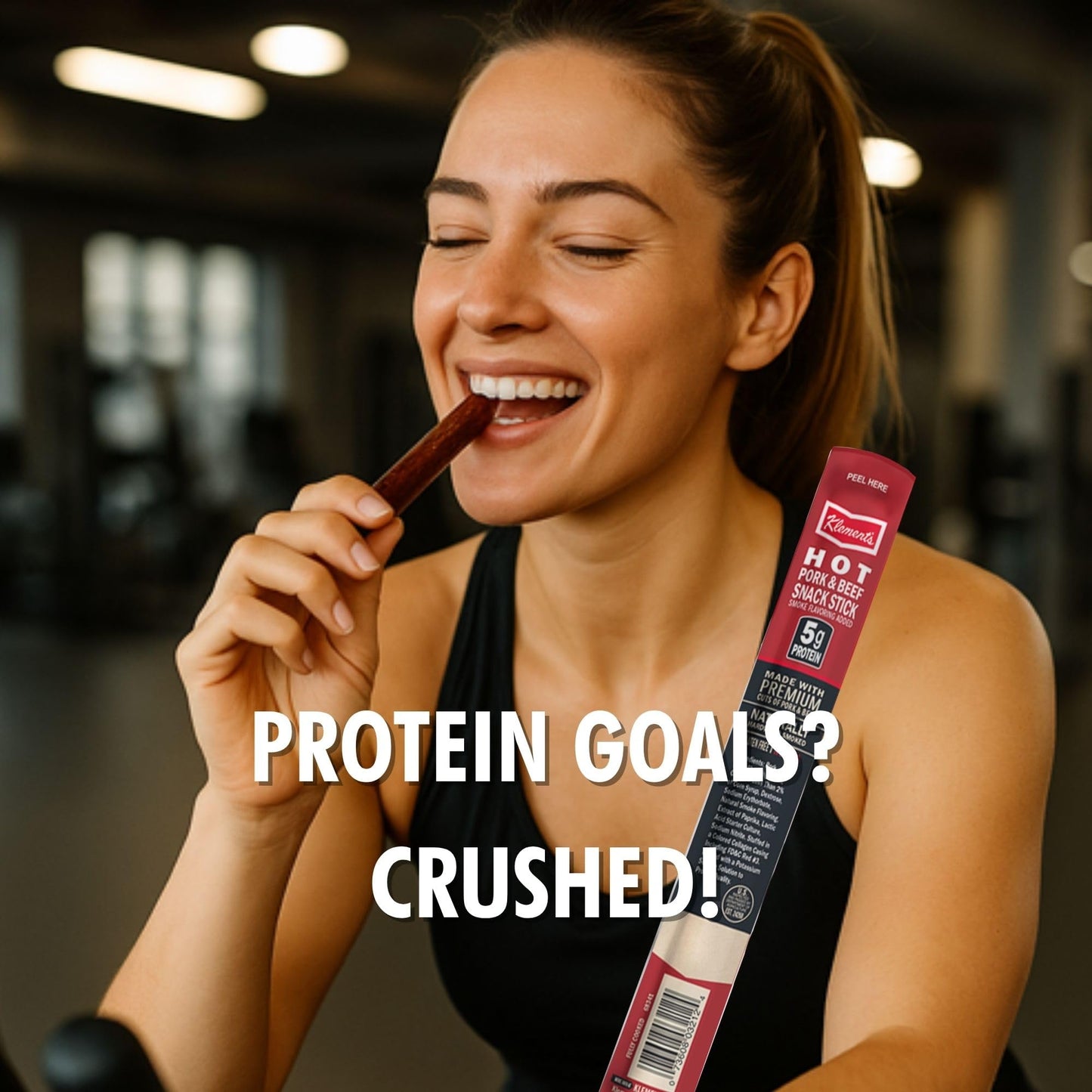 Jerky.Com Hot Beef And Pork Jerky Meat Sticks 26 Pack (24 + 2 Bonus) | 5G Protein, 90 Calories, Gluten-Free, Individually Wrapped, Keto Friendly, Low Carb Snack | Delicious Smoked Beef Jerky Sticks | Gifts For Men
