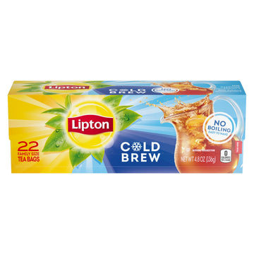 Lipton, Cold Brew Family Size Iced Tea Bags (Pack Of 4)