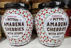 Trader Joe Pitted Amarena Cherries with Stems in Syrup 16.2oz 460g (Two Jars)