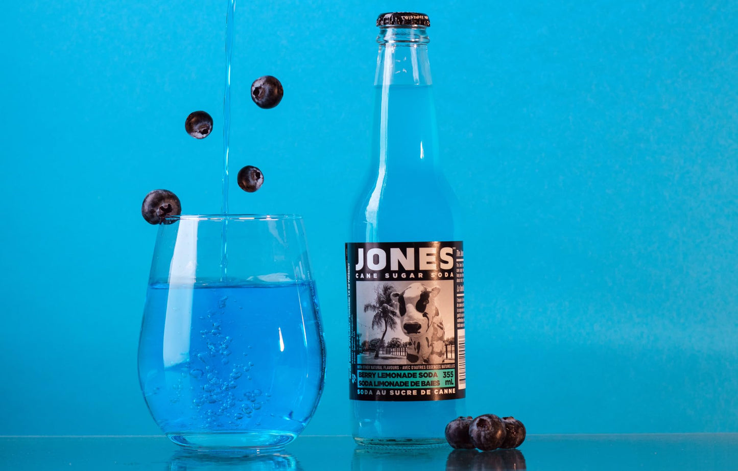 Jones Soda Co. Berry Lemonade Flavor | 12-Pack | The Original Craft Soda | Made With Pure, 100% Cane Sugar | Pop Beverages/Soft