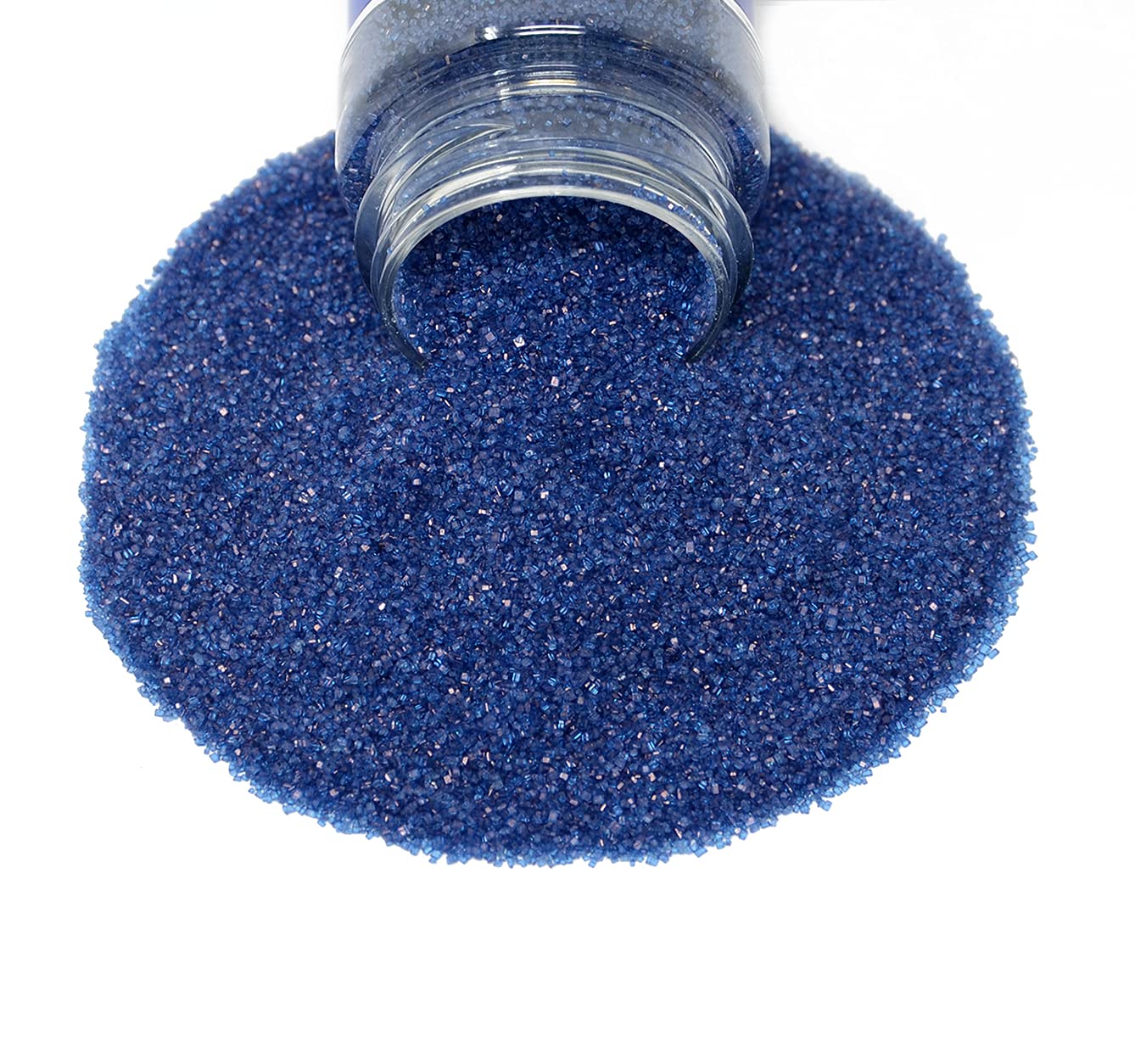 Mystic Sprinkles Sanding Sugar 4Oz Bottles (Lapis Lazuli - Navy Blue Sanding Sugar 4Oz)