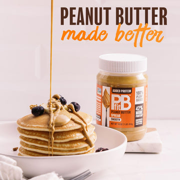 PBfit Peanut Butter Spread, 10g Plant Based Protein per Serving, Keto and Vegan Nut Butter, No Palm Oil, No Artificial Sweetener