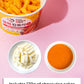 Korean Food Cooktok Cup Tteokbokki (Spicy Carbonara, 4Cups) All In One, Instant Tteokbokki, Rice Cakes And Seasoning Powders, Qu